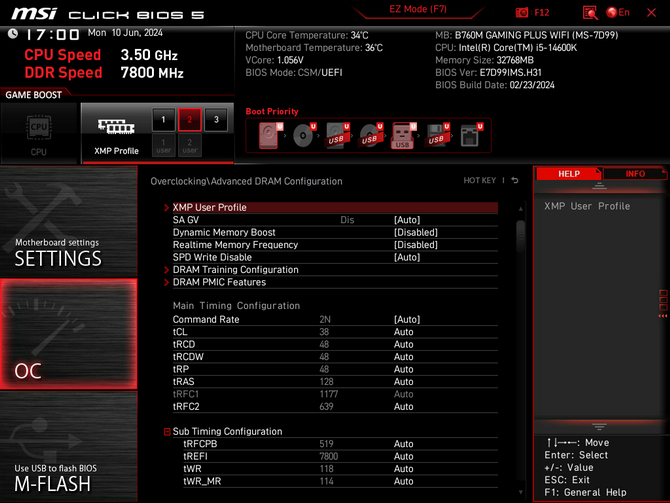 Test płyty głównej MSI B760M GAMING PLUS WIFI - Dobrze wyceniona płyta główna dla procesorów Intel i pamięci DDR5 [nc1]
