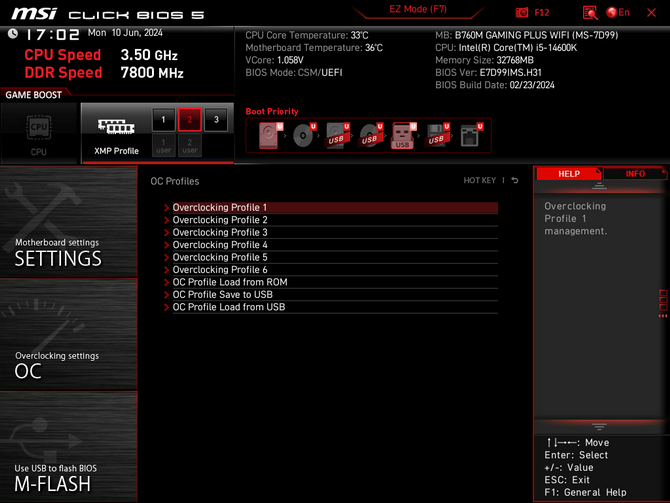 Test płyty głównej MSI B760M GAMING PLUS WIFI - Dobrze wyceniona płyta główna dla procesorów Intel i pamięci DDR5 [nc1]
