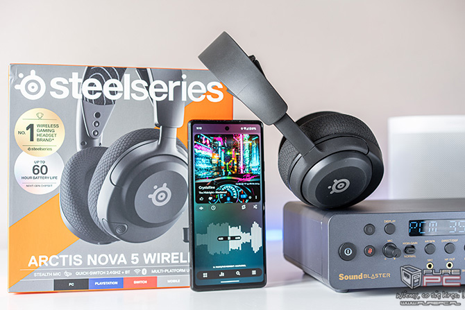 Recenzja słuchawek SteelSeries Arctis Nova 5 Wireless. Trzy sposoby łączności, świetny dźwięk i dobra bateria [nc1]