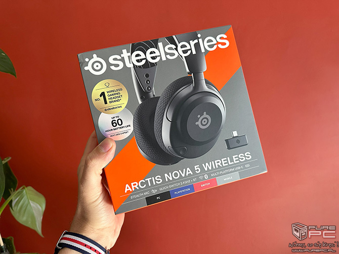 Recenzja słuchawek SteelSeries Arctis Nova 5 Wireless. Trzy sposoby łączności, świetny dźwięk i dobra bateria [nc1]