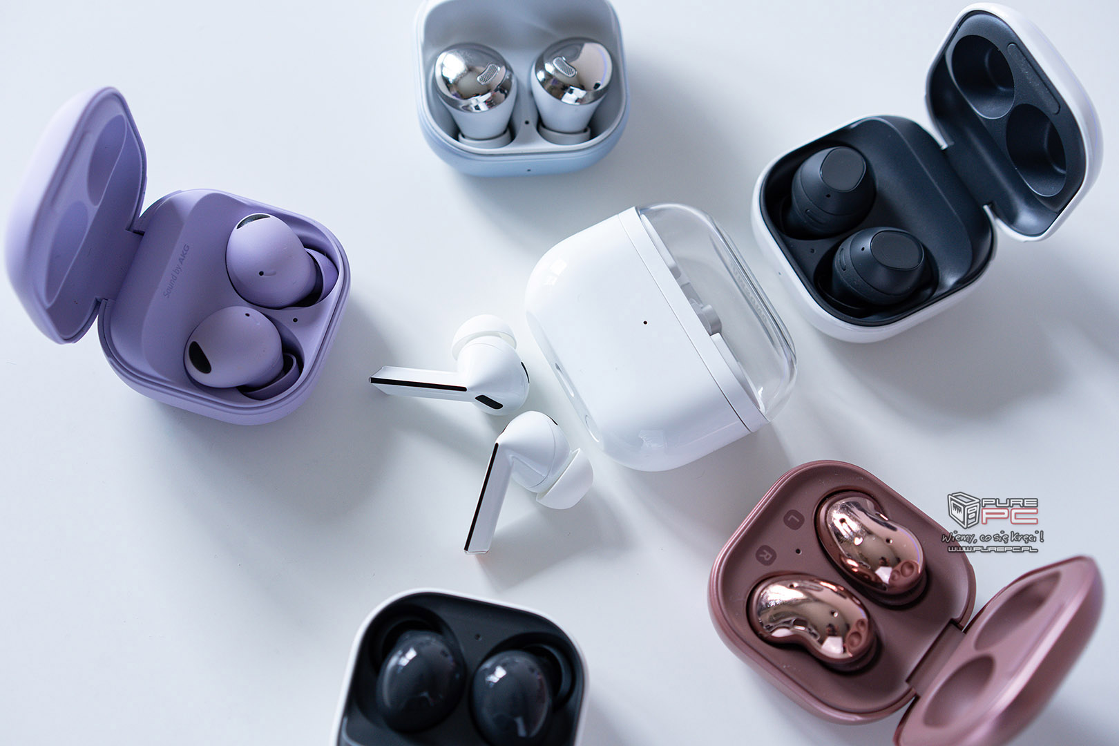 Samsung Galaxy Buds3 Pro ローズゴールドケース Samsung Galaxy Buds 3 Pro w Etui, case, pokrowce i obudowy na