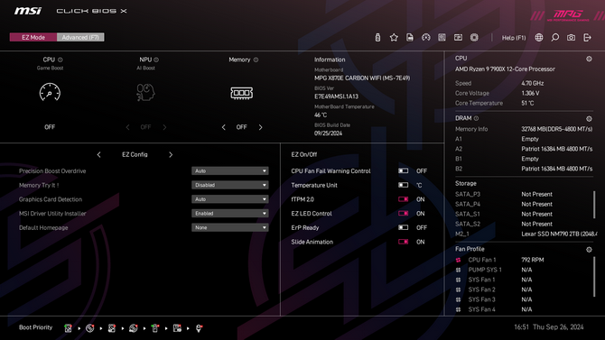 Test płyty głównej MSI MPG X870E Carbon WiFi - Chipset idealnie pasujący do procesorów AMD Ryzen 9000 [nc1]