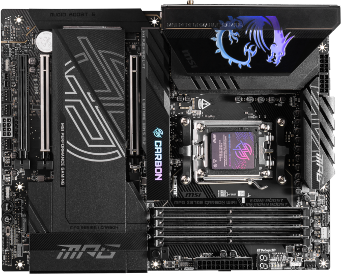 Test płyty głównej MSI MPG X870E Carbon WiFi - Chipset idealnie pasujący do procesorów AMD Ryzen 9000 [nc1]