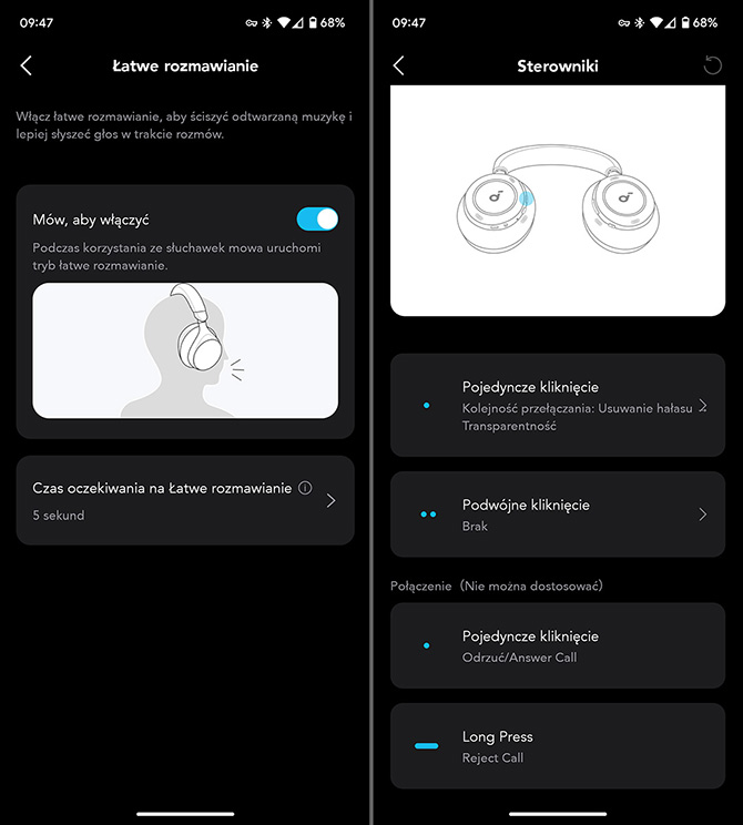 Recenzja Soundcore Space One Pro. Bezprzewodowe słuchawki z długim czasem pracy i basowym brzmieniem [nc1]