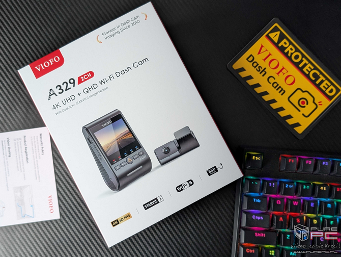 Test VIOFO A329 2CH - wideorejestrator dla najbardziej wymagających kierowców. Recenzja wersji dwukanałowej [nc1]