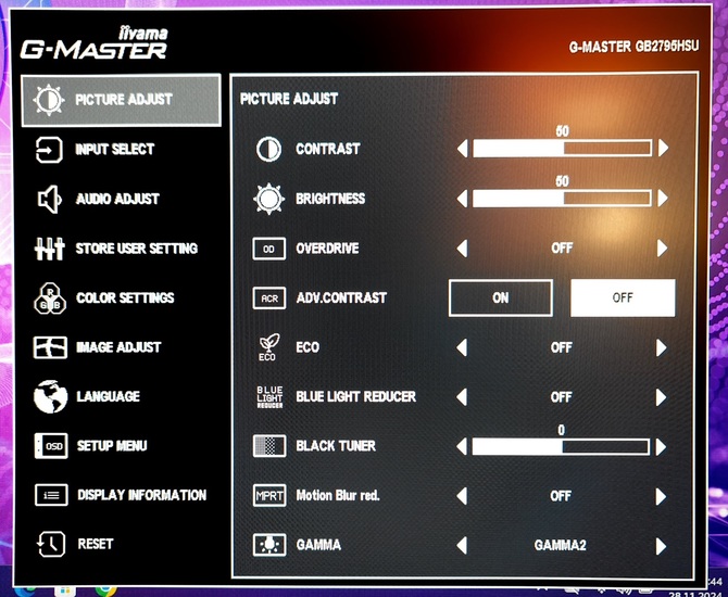 Test iiyama G-Master GB2795HSU Gold Phoenix - Monitor do gier z dość szybką matrycą VA i w cenie poniżej 1000 złotych [nc1]
