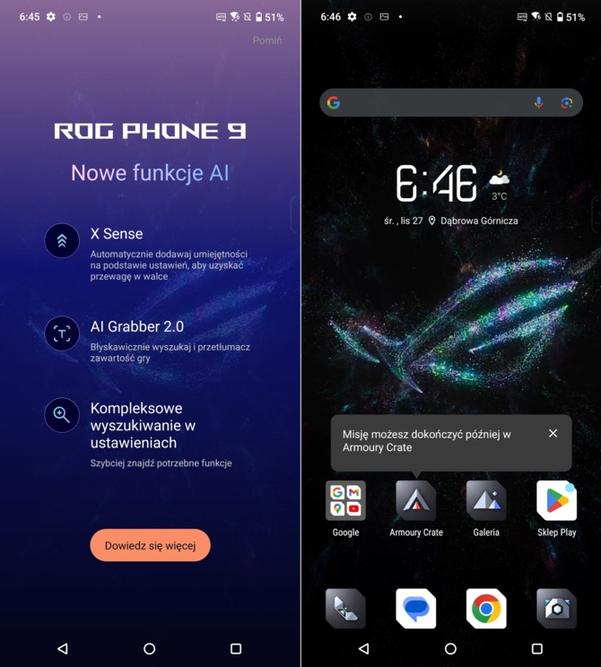 Test smartfona ASUS ROG Phone 9 - pozycja obowiązkowa dla zapalonych graczy. Wydajność przede wszystkim! [nc1]