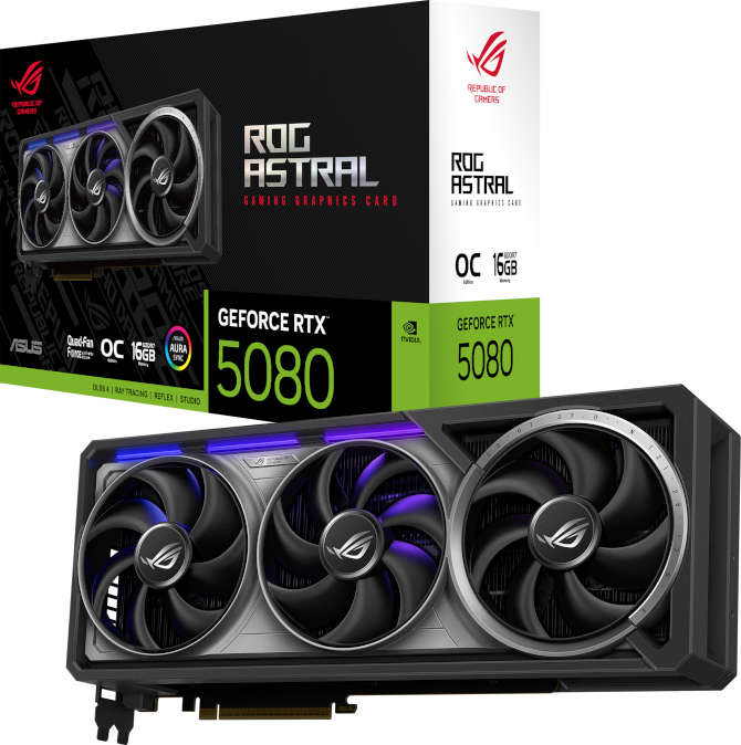 Test karty graficznej ASUS GeForce RTX 5080 ROG Astral OC - Gigantyczna i świetnie się podkręca. Cena jest jednak kosmiczna [nc1]
