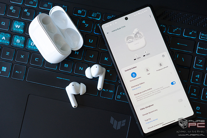 Recenzja Realme Buds T310. Tanie słuchawki z bardzo dobrą baterią, ANC, multipoint i atrakcyjnym dźwiękiem [nc1]