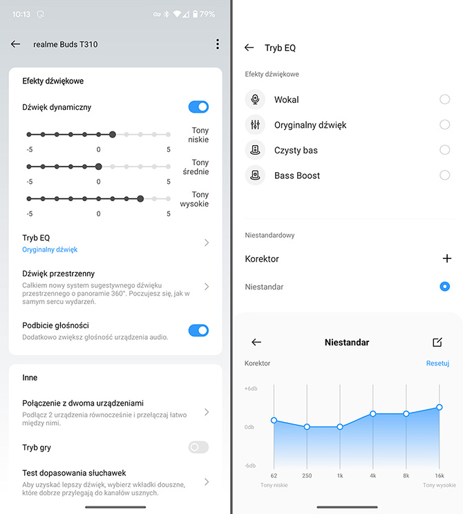 Recenzja Realme Buds T310. Tanie słuchawki z bardzo dobrą baterią, ANC, multipoint i atrakcyjnym dźwiękiem [nc1]