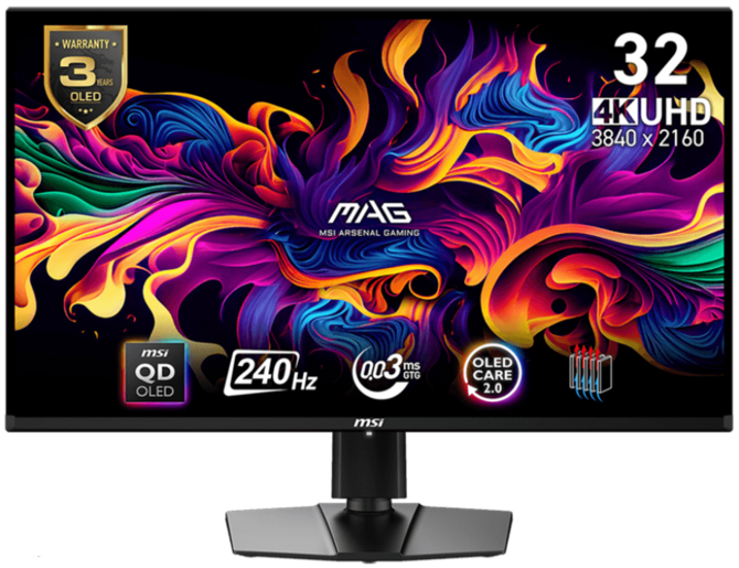 Test MSI MAG 321UPX - Monitor QD-OLED dla graczy, będący tańszą alternatywą dla modelu MPG 321URX [nc1]