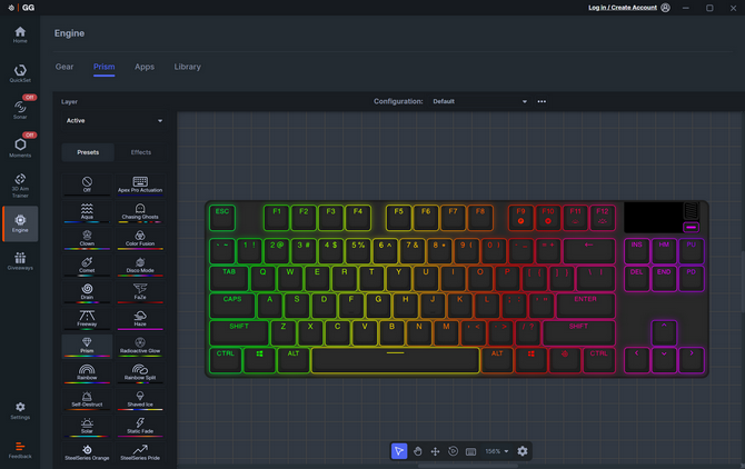 Test klawiatury SteelSeries APEX PRO TKL Gen 3 - Magnetyczne przełączniki z efektem Halla, Rapid Trigger i wyświetlacz OLED [nc1]