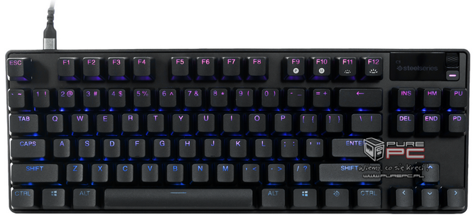 Test klawiatury SteelSeries APEX PRO TKL Gen 3 - Magnetyczne przełączniki z efektem Halla, Rapid Trigger i wyświetlacz OLED [nc1]