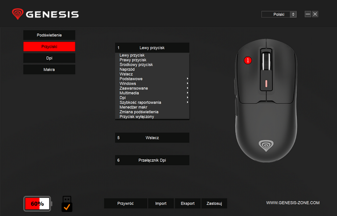 Test Genesis Zircon 660 PRO - Bezprzewodowa myszka ze świetnym sensorem. Do tego wysoka jakość wykonania w niskiej cenie [nc1]