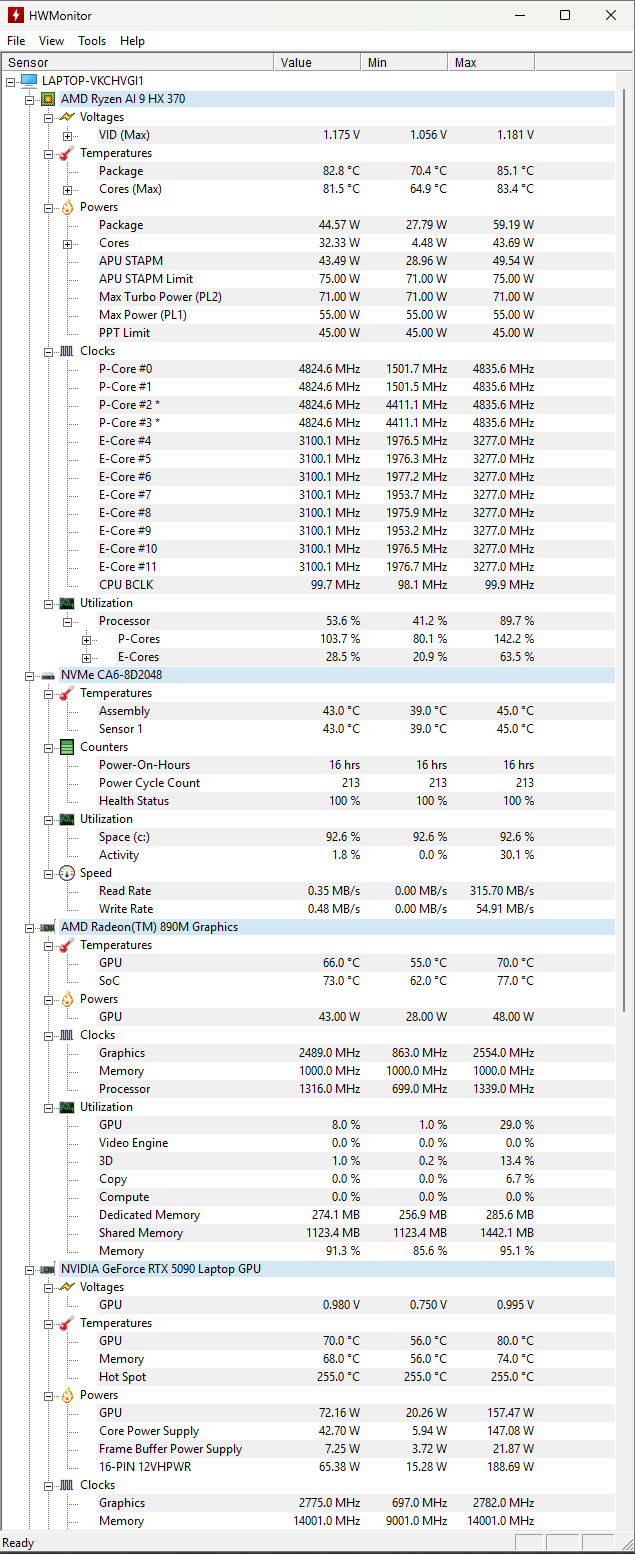 Test NVIDIA GeForce RTX 5090 Laptop GPU w notebooku Razer Blade 16 - Premiera architektury Blackwell w laptopach [nc1]