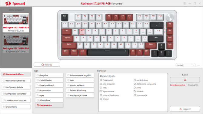 Redragon Stormhunter K721WRB-RGB - Test najtańszej klawiatury z przełącznikami magnetycznymi, rapid trigger i 8000 Hz [nc1]