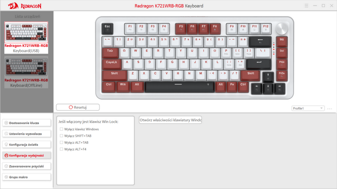 Redragon Stormhunter K721WRB-RGB - Test najtańszej klawiatury z przełącznikami magnetycznymi, rapid trigger i 8000 Hz [nc1]
