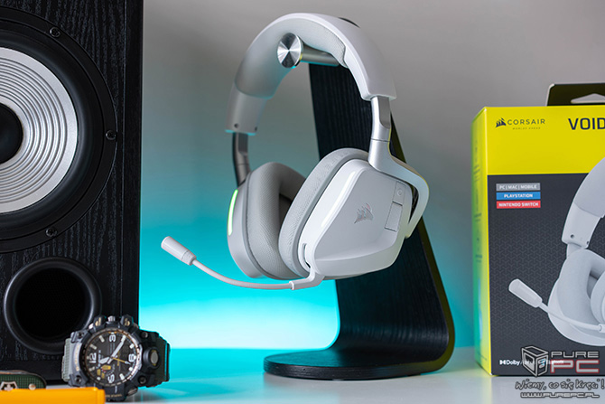 Recenzja Corsair Void Wireless v2. Bezprzewodowe słuchawki gamingowe do PC, PS5 i smartfona, ze świetnym czasem pracy [nc1]