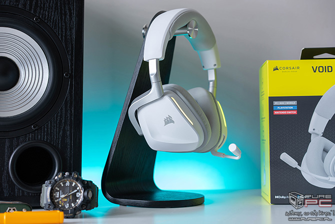Recenzja Corsair Void Wireless v2. Bezprzewodowe słuchawki gamingowe do PC, PS5 i smartfona, ze świetnym czasem pracy [nc1]