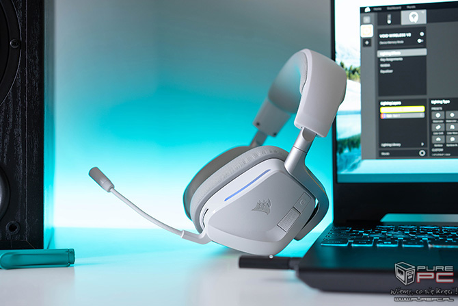 Recenzja Corsair Void Wireless v2. Bezprzewodowe słuchawki gamingowe do PC, PS5 i smartfona, ze świetnym czasem pracy [nc1]