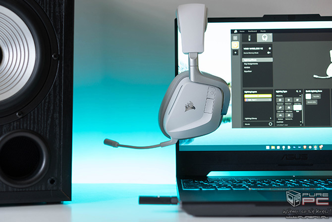 Recenzja Corsair Void Wireless v2. Bezprzewodowe słuchawki gamingowe do PC, PS5 i smartfona, ze świetnym czasem pracy [nc1]