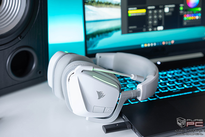 Recenzja Corsair Void Wireless v2. Bezprzewodowe słuchawki gamingowe do PC, PS5 i smartfona, ze świetnym czasem pracy [nc1]