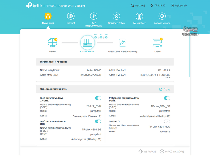 Test routera TP-Link Archer BE800 - topowy przedstawiciel routerów Wi-Fi 7 w portfolio TP-Linka. Nowy standard na tle Wi-Fi 6 [10]