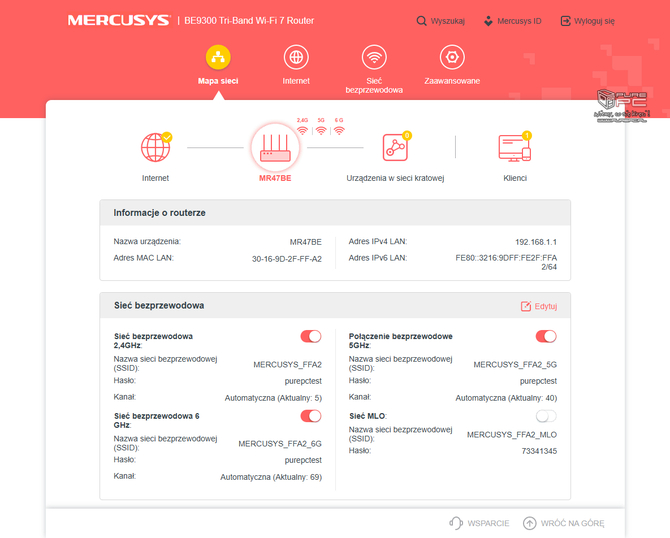 Test routera Mercusys MR47BE - korzystnie wyceniony i całkiem wydajny router z obsługą najważniejszych funkcji Wi-Fi 7 [5]