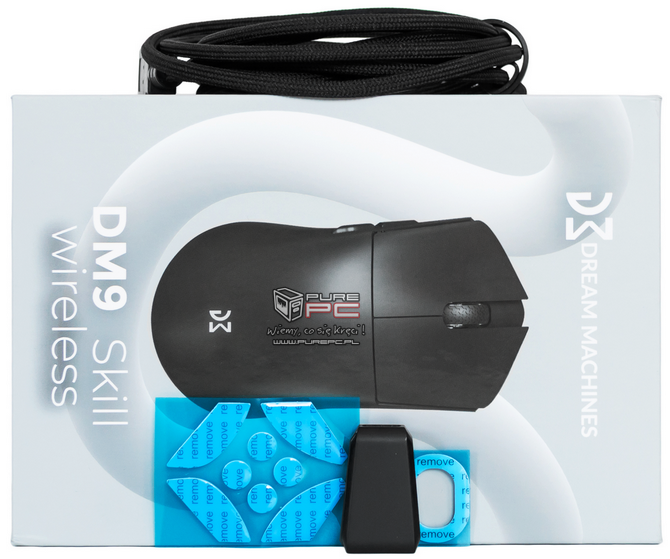 Test myszki Dream Machines DM9 Skill Wireless - Jeden z tańszych modeli z odświeżaniem 8000 Hz w standardzie [nc1]