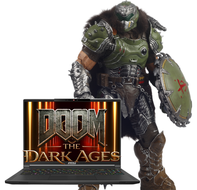 Analiza wydajności oraz jakości obrazu w grze DOOM: The Dark Ages na przykładzie laptopa MSI Stealth A16 z GeForce RTX 5070 Ti [nc1]