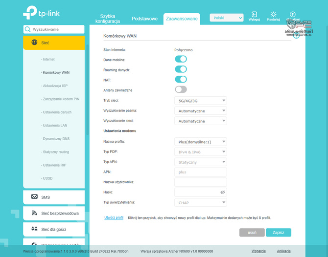 Test routera TP-Link Archer NX600 - reprezentant ciągle rosnącej grupy routerów 5G z wydajnym Wi-Fi i niskim poborem mocy [7]