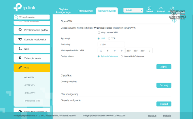 Test routera TP-Link Archer NX600 - reprezentant ciągle rosnącej grupy routerów 5G z wydajnym Wi-Fi i niskim poborem mocy [12]