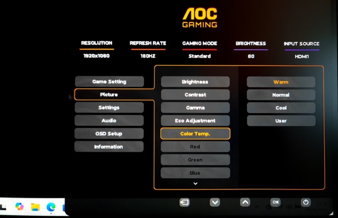 Test AOC 24G4XE - Hitowy monitor dla mniej wymagających graczy. Ekran IPS, 180 Hz i ponad 90% DCI-P3 za mniej niż 500 złotych [nc1]