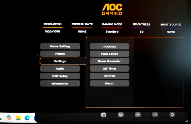 Test AOC 24G4XE - Hitowy monitor dla mniej wymagających graczy. Ekran IPS, 180 Hz i ponad 90% DCI-P3 za mniej niż 500 złotych [nc1]
