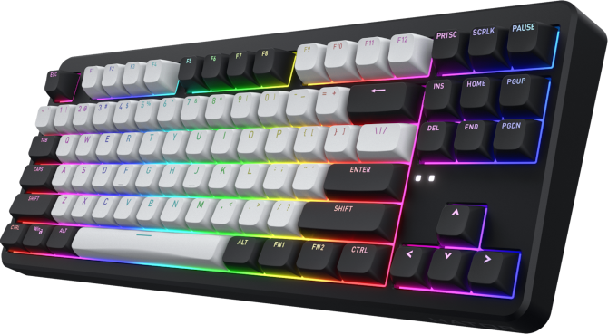 Test klawiatury mechanicznej Hator Rockfall 3 TKL Wireless - Bezprzewodowa łączność, nakładki PBT, wytłumienie i hot-swap [nc1]