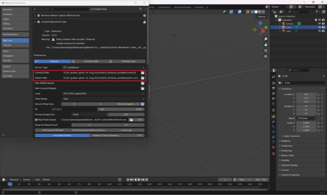 Test NVIDIA GeForce RTX 4090 Laptop pod kątem wykorzystania w generatywnej AI: NVIDIA NIM, Blueprint oraz Blender [19]
