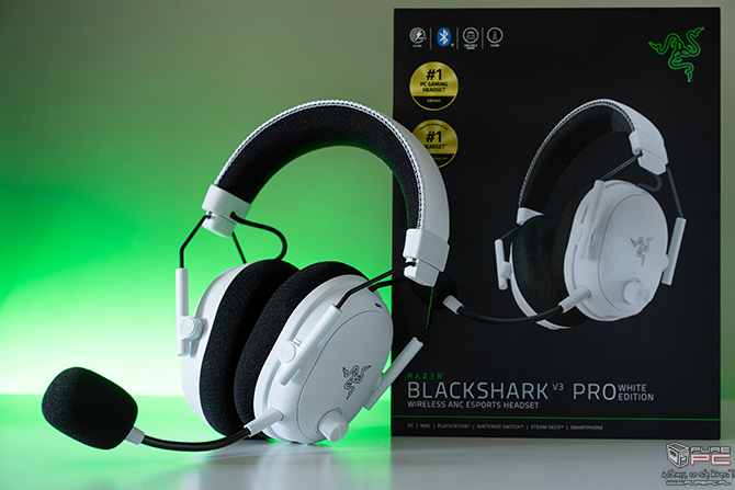 Recenzja Razer BlackShark V3 Pro. Mają ANC, 2,4 GHz, Bluetooth, USB-C, mini jack 3,5 mm, dobry mikrofon i sporo funkcji [nc1]