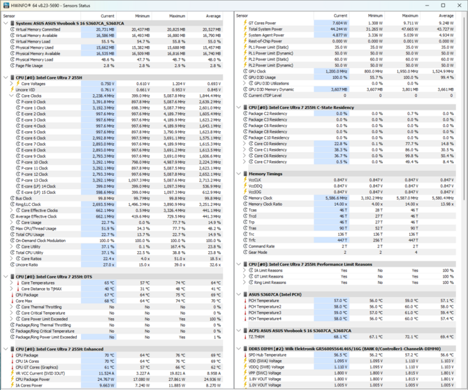 Test ASUS Vivobook S 16 - Notebook do codziennej pracy i rozrywki z Intel Core Ultra 7 255H oraz Intel ARC 140T [nc1]