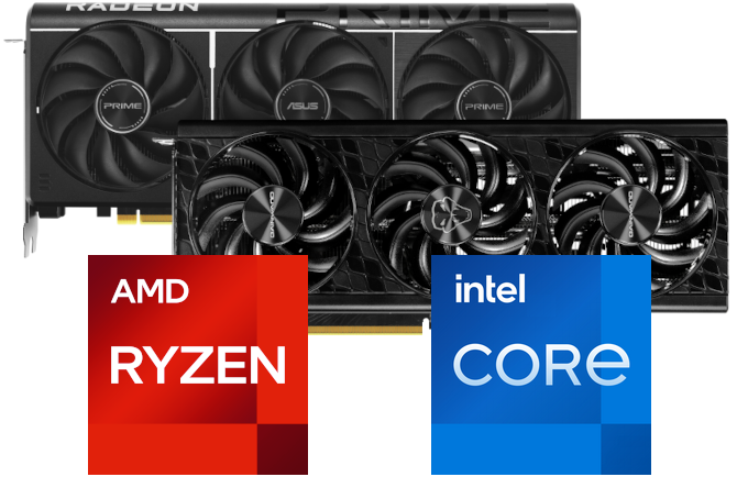 NVIDIA GeForce RTX 5060 Ti vs AMD Radeon RX 9060 XT - Test na słabszych procesorach AMD i Intel plus różnych wersjach PCIe [nc1]