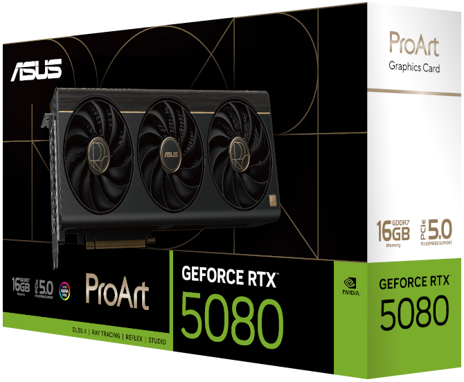 Test karty graficznej ASUS GeForce RTX 5080 ProArt - Aluminiowa obudowa z drewnianym panelem. Elegancko, cicho i niestety drogo [nc1]