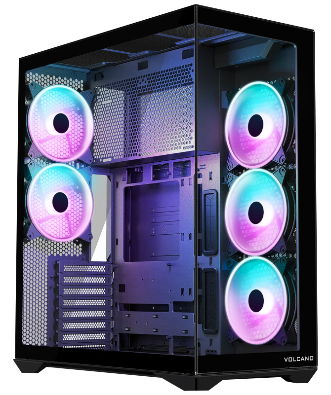 Test obudowy Modecom Volcano Space XL ARGB - Ogromne akwarium z widowiskowym podświetleniem [nc1]