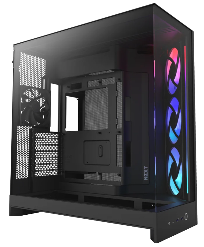 Recenzja obudowy NZXT H9 Flow RGB - Bardzo pojemne akwarium o przemyślanej konstrukcji i efektownym wyglądzie [nc1]