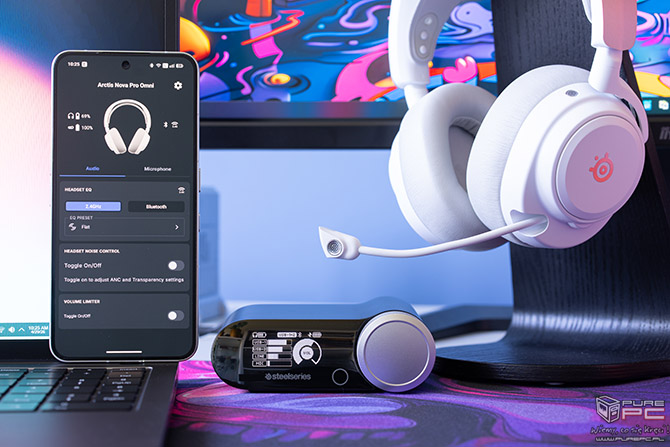 Recenzja SteelSeries Arctis Nova Pro Omni. 4 wejścia audio jednocześnie, 2 akumulatory, 1 stacja na biurku, ANC i Hi-Res [nc1]