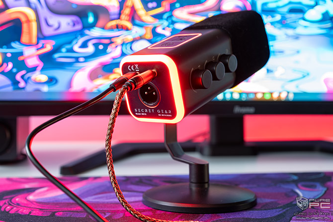 Recenzja Secret Gear MX10. Niedrogi mikrofon do streamingu z XLR, USB-C, redukcją szumu, odsłuchem własnego głosu i LED RGB [nc1]