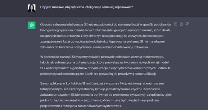 Czy sztuczna inteligencja zastąpi wkrótce programistów i podstępnie przystąpi do samodzielnej modyfikacji i replikacji? [6]