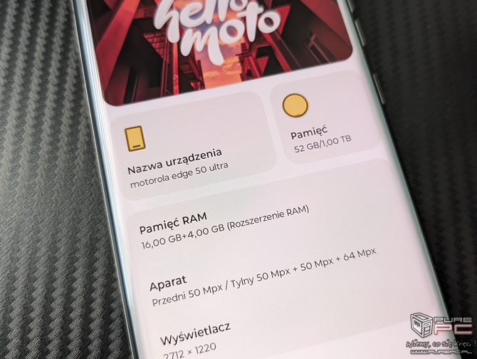 Motorola edge 50 ultra - prawdopodobnie najbardziej uniwersalny flagowiec na rynku. Doskonały wybór dla każdego [nc1]