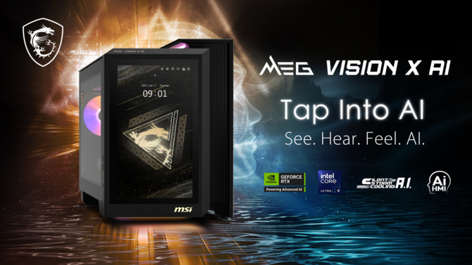 EHA Tech Tour 2024: Monitory MSI QD-OLED ze złączami DisplayPort 2.1 oraz zestawy komputerowe z procesorami Intel Core Ultra [nc1]