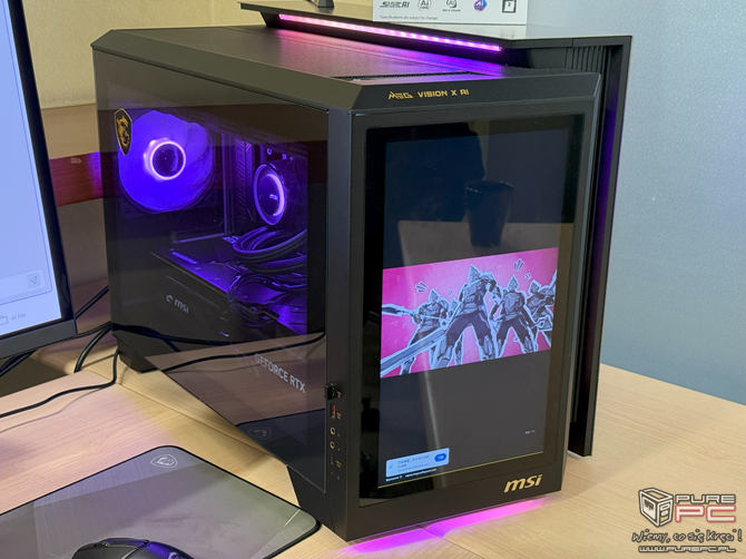 EHA Tech Tour 2024: Monitory MSI QD-OLED ze złączami DisplayPort 2.1 oraz zestawy komputerowe z procesorami Intel Core Ultra [nc1]
