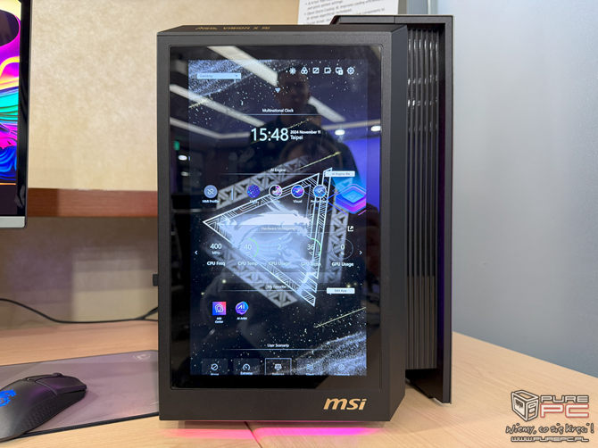 EHA Tech Tour 2024: Monitory MSI QD-OLED ze złączami DisplayPort 2.1 oraz zestawy komputerowe z procesorami Intel Core Ultra [nc1]
