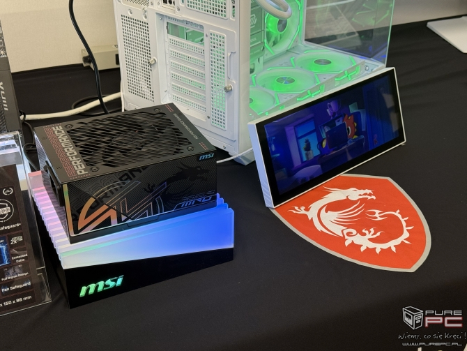 EHA Tech Tour 2025: MSI MEG System, zasilacz z funkcją GPU Safeguard+ oraz płyty główne pod procesory AMD Ryzen 9000 X3D [nc1]
